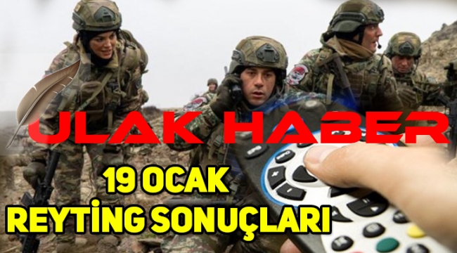19 Ocak reyting sonuçları, Savaşçı, O Ses Türkiye, Gülbin Tosun kim zirvede?