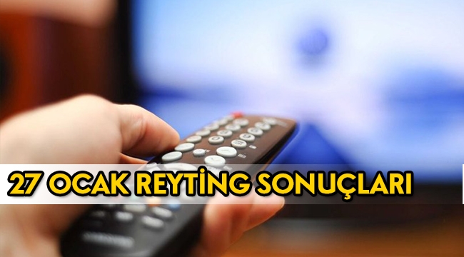 27 Ocak reyting sonuçları, Sefirin Kızı, Çukur, Fatih Portakal