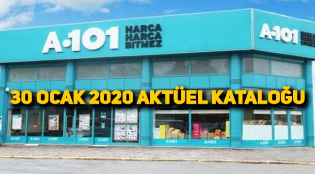 A101 aktüel 30 Ocak kataloğu, a101 bu hafta hangi ürünler indirimli?