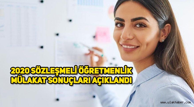 2020 sözleşmeli öğretmenlik mülakat sonuçları açıklandı mı? Sonuç sorgulama ekranı