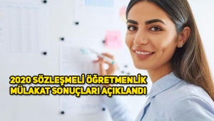 2020 sözleşmeli öğretmenlik mülakat sonuçları açıklandı mı? Sonuç sorgulama ekranı