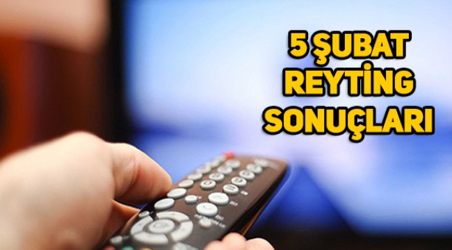 5 Şubat reyting sonuçları, Kuruluş Osman, Doğduğun Ev Kaderindir, Zemheri