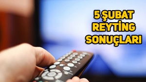 5 Şubat reyting sonuçları, Kuruluş Osman, Doğduğun Ev Kaderindir, Zemheri