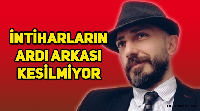 Türkiye'de intiharların ardı arkası kesilmiyor, genç öğretmen İnan Avşar intihar etti