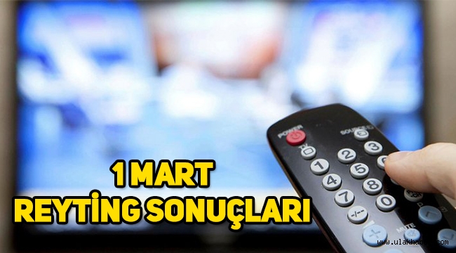 1 Mart 2020 reyting sonuçları, Savaşçı, Survivor, Kim Milyoner Olmaz İster