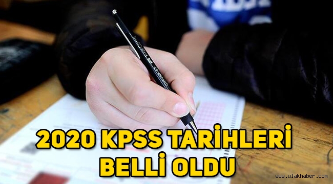 2020 lisans ve ön lisans KPSS ne zaman yapılacak? KPSS ertelendi mi?