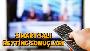 3 Mart reyting sonuçları, Ramo, Hekimoğlu, Fatih Portakal ile Fox Ana Haber