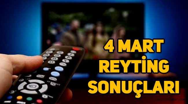 4 Mart reyting sonuçları, Kuruluş Osman, Öğretmen, Zemheri