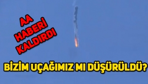 Düşürülen uçak Türk İHA'sı mı?
