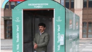 Korona Virüse Karşı Dezenfektan Tüneli