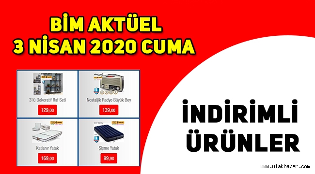 3 Mart 2020 bu cuma BİM Aktüel Kataloğu teknoloji ve inşaat malzemeleri indirimde