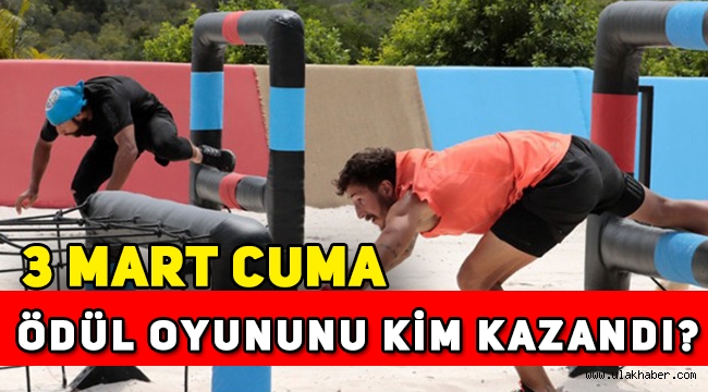 Survivor 2020 3 Mart ödül, erzak oyunun kim kazandı?