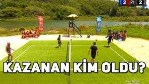Survivor 2020'de ayak tenisi rövanş maçını kim kazandı? Survivor Sercan ve Mert arasında gerginlik!
