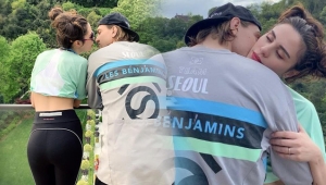 Caner Erkin ve Şükran Ovalı çiftinden karantinada aşk pozları