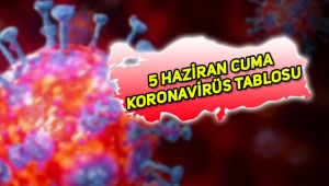 5 Haziran (bugün) koronavirüs tablosu, kaç kişi öldü, kaç kişi iyileşti, yeni vaka kaç, kaç test yapıldı?