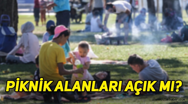 Piknik alanları açık mı, piknik yapmak serbest mi yasak mı, mangal yapmak serbest mi?