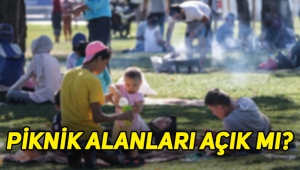 Piknik alanları açık mı, piknik yapmak serbest mi yasak mı, mangal yapmak serbest mi?