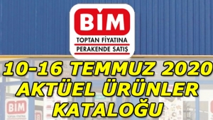 10 Temmuz – 16 Temmuz 2020 bim aktüel ürünler kataloğu