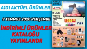 A101 9 Temmuz 2020 Aktüel ürünler kataloğu! A101 önümüzdeki hafta Perşembe hangi ürünler indirimli?