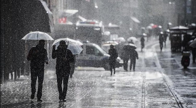 Meteoroloji'den 8 il için gök gürültülü sağanak yağış uyarısı