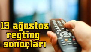 13 Ağustos reyting sonuçları, Aşk Bir Rüya, MasterChef Türkiye, Çatı Katı Aşk