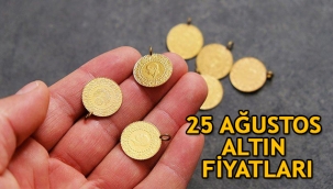 25 Ağustos Salı altın fiyatları ne kadar? Gram altın, çeyrek altın, tam altın kaç TL?