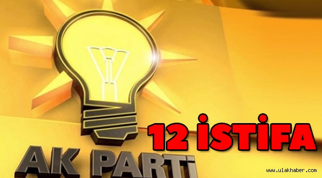 Ak Parti'de 12 istifa