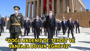 Cumhurbaşkanı Erdoğan: Doğu Akdeniz'de tehdit ve şantaja boyun eğmeyiz