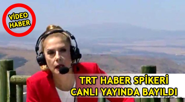 TRT Haber Spikeri Nilgün Balkaç canlı yayında yere yığıldı