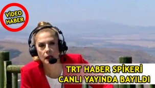 TRT Haber Spikeri Nilgün Balkaç canlı yayında yere yığıldı