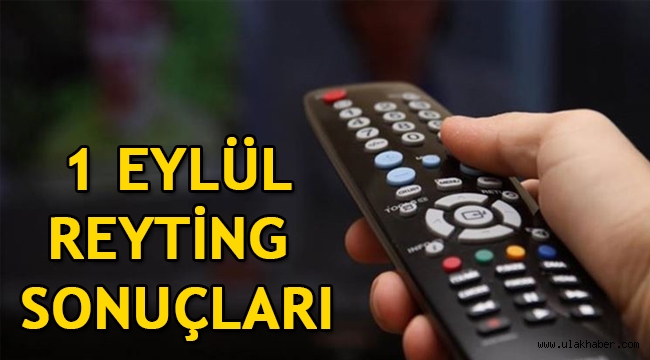 1 Eylül reyting sonuçları Baraj, Menajerimi Ara, Hekimoğlu