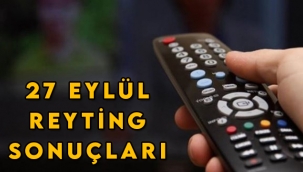 27 Eylül reyting sonuçları: Menajerimi Ara, Arıza, Tövbeler Olsun, Maria ile Mustafa