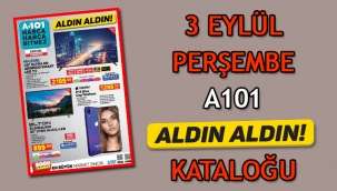 3 Eylül a101 aldın aldın aktüel ürünler kataloğu yayınlandı