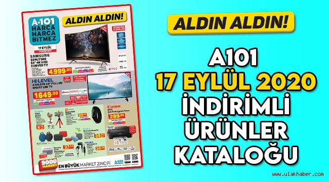 A101 17 Eylül indirimli ürünler kataloğunda bu hafta neler var?