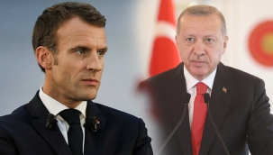 Cumhurbaşkanı Erdoğan, Macron ile görüştü