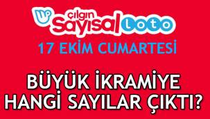 17 Ekim 2020 Cumartesi Çılgın Sayısal Loto çekilişi sonuçları ve bilet sorgulama ekranı!
