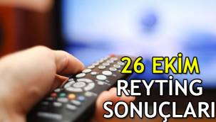 26 Ekim reyting sonuçları, dizi reytingleri: Uyanış Büyük Selçuklu, Çukur, Sefirin Kızı, Hercai
