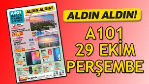 A101 29 Ekim Perşembe indirimli aktüel ürünler kataloğunda neler var?