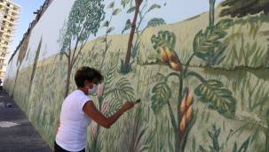 Çevreye uyumlu duvarlar sanata dönüştü