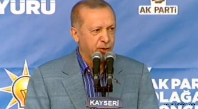 Cumhurbaşkanı Erdoğan, Kayseri'ye yapılan yatırımları anlattı
