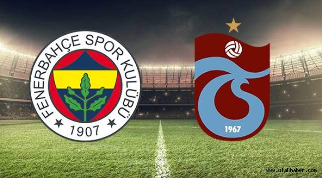 Son dakika: Fenerbahçe 3 - Trabzonspor 1