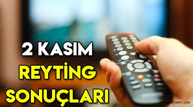 2 Kasım reyting sonuçları, dizi reytingleri, Uyanış Büyük Selçuklu, Çukur, Yasak Elma, Sefirin Kızı