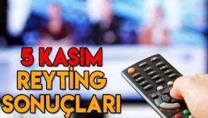 5 Kasım Perşembe reyting sonuçları, dizi reytingleri: Bir Zamanlar Çukurova, MasterChef, Mucize Doktor