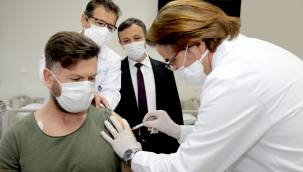 ERÜ, Covid-19 aşı adayının 2. dozunu yaptı