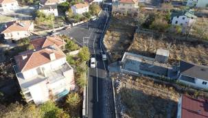 Kayabağ'da 7 kilometrelik yeni yol açıldı