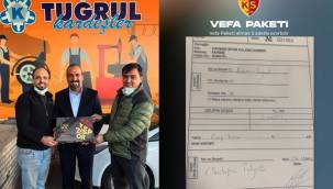 Kayserispor'dan Vefa Paketi