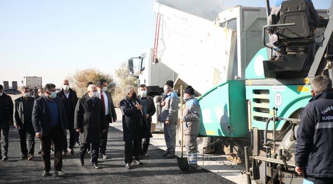 Kuruköprü – Çatakdere Mahalleleri arasında yol çalışması devam ediyor