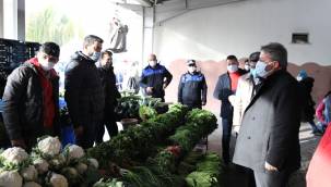 Melikgazi'de pazar denetimleri sürüyor