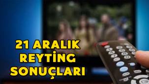 21 Aralık reyting sonuçları, Uyanış Büyük Selçuklu, Yasak Elma, Çukur