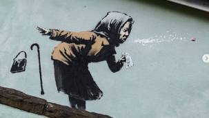 Gizemli sanatçı Banksy'nin çizimi, evin değerini 17 kat artırdı